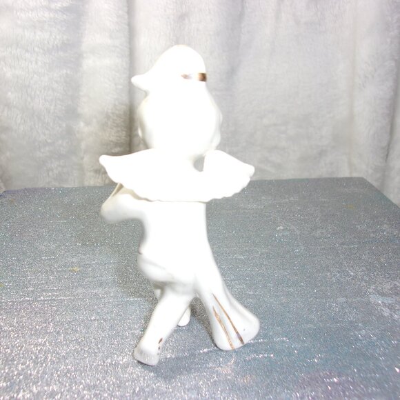 HXS-49 VINTAGE 1957 HOLT HOWARD CERAMIC ANGEL FIGURE CANDLE CLIMBER - Picture 5 of 11